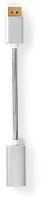 Nedis CCTB37150AL02 - DisplayPort naar HDMI kabel - 20cm - Zilver