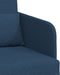 vidaXL - Vloersofa - Bed - 2-in-1 - Blauw - 65x80x83 - cm - Stof