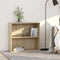 vidaXL Boekenkast met 2 schappen 80x30x76,5 cm spaanplaat sonoma eiken
