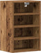 vidaXL - Hangkast - Riga - 40x29,5x60 - cm - bewerkt - hout - oud - houtkleurig