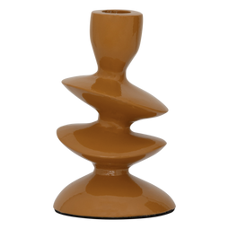 Urban Nature Culture - Candle holder Tove - Handmade aluminium - Inca Gold Ø 8 * 14 CM