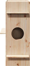 vidaXL - Kattenhuis - 43x43x90 - cm - massief - grenenhout