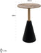 Richmond Interiors Bijzettafel Cobra 40Ø (Gold)