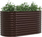 vidaXL - Tuin - Kweekbak - Bruin - 160x80x81 - cm - Gegalvaniseerd - Staal