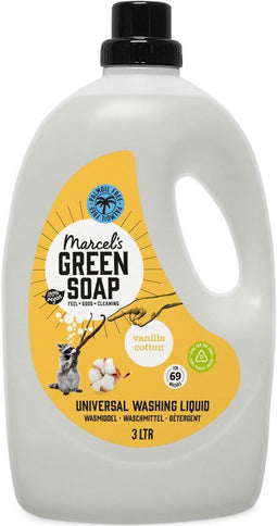 Marcel's Green Soap - Universeel Wasmiddel - Vanille & Katoen - 3L - 69 wasbeurten