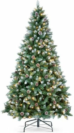 Kerstboom DKD Home Decor Groen Metaal Polyethyleen 90 x 90 x 180 cm 180 cm