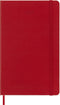 Moleskine 12 Maanden Agenda - 2024 - Wekelijks - Large - Harde Kaft - Rood