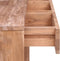 vidaXL - Wandtafel - 110x35x75 - cm - massief - teakhout