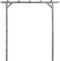 vidaXL - Pergola - 200x40x205 - cm - geïmpregneerd - grenenhout - grijs
