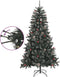 vidaXL - Kunstkerstboom - met - standaard - 180 - cm - PVC - groen