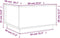 vidaXL - Salontafel - 60x50x35 - cm - massief - grenenhout