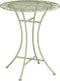 Mica Decorations Provence Bistrotafel - Eettafel - H70 x Ø60 cm - Lichtgroen