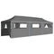 vidaXL - Vouwtent - pop-up - met - 8 - zijwanden - 3x9 - m - antraciet