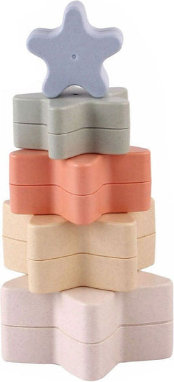 Stapelsterren Pastel, 5st.