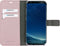 Mobiparts Galaxy S8 - Wallet Case - Saffiano motief - Roze