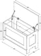 VDD - Opbergkist - Compact zwart design - Multifunctioneel