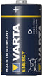 Varta ENERGY D - Alkaline batterijen LR20/D/Mono 1,5V - Langere levensduur en betrouwbare prestaties (2 stuks)