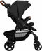 vidaXL - Kinderwagen - 2-in-1 - staal - antracietkleurig