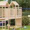 vidaXL Speeltoren met rotswand 53x110x214 cm massief grenenhout