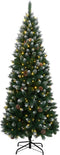vidaXL - Kunstkerstboom - met - 300 - LED's - 210 - cm