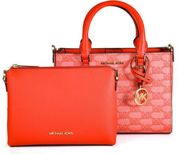 Handtas Dames Michael Kors CHARLOTE Rood 27 x 16 x 10 cm
