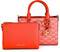Handtas Dames Michael Kors CHARLOTE Rood 27 x 16 x 10 cm