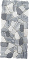 Steentjes Mat Grijs-Wit 30X14 cm kerst