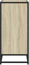 vidaXL - Dressoir - 62x35x76 - cm - bewerkt - hout - sonoma - eikenkleurig