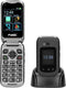 Fysic F25 - Klaptelefoon - Dubbel scherm SOS-knop - Grijs