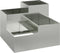 vidaXL - Tuinplantbak - 80x80x60 - cm - Gegalvaniseerd - Staal