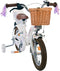 Volare Blossom - Kinderfiets - 12 inch - Handrem - Wit