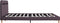 vidaXL - Bedframe - met - LED - zonder - matras - stof - taupe - 150x200 - cm