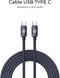 SUBBLIM SUBCAB-C06002 - USB-kabel USB 2.0 - 2 m USB C - Zwart