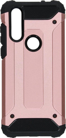iMoshion Hoesje Geschikt voor Motorola One Action Hoesje - iMoshion Rugged Xtreme Backcover - Rosé