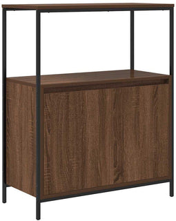 vidaXL - Badkamermeubel - met - planken - 76,5x35x95 - cm - bruin - eiken