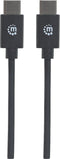 Manhattan USB-kabel USB 2.0 USB-C stekker 2.00 m Zwart 354875