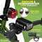 MIVELO Smart One - Fietsverlichting Set - 100 Lux 4 Lichtstanden USB Oplaadbaar IPX6 Waterdicht