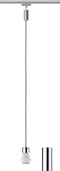 Paulmann Basic - Pendel 230V-railsysteem - E27 20 W LED - Chroom (mat)