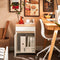 SoBuy ASK03-W - Printerkast - Wielen - Wit