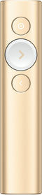 Logitech Spotlight - Presentatieapparaat - 30 meter bereik - Goud