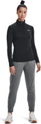 Under Armour Tech 1/2 Zip - Dames Sporttrui - Losvallend - Zwart