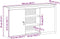 vidaXL - Gereedschapskast - Wandgemonteerd - met - Pegboard - Rood - 100x20x55 - cm - Staal