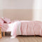 Happy Friday Duvet cover set 2 pieces Vichy pink 180x220 cm (Single) Pink