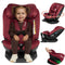 Lionelo Bastiaan RWF i-Size Autostoel - 0-36 kg - 360° Draaibaar - Rood