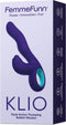 Klio drievoudige bunny vibrator Donkerpaars