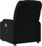 Fauteuil verstelbaar stof zwart