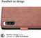 iMoshion Hoesje Geschikt voor Sony Xperia 10 IV Hoesje Met Pasjeshouder - iMoshion Luxe Bookcase - Bruin