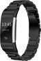 imoshion Bandje met Horlogeband inkorter - Geschikt voor Fitbit Charge 2 - imoshion Stalen band zonder installatiehulp - Zwart