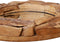 vidaXL - Decoratieve - spiegel - rond - 60 - cm - teakhout