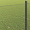 vidaXL - Hexagon - Hek - Grijs - 1x100m - Staal